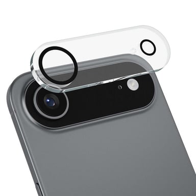 Crong Verre de Protection Objectif Caméra pour iPhone Air Antichoc Dureté 9H Transparent
