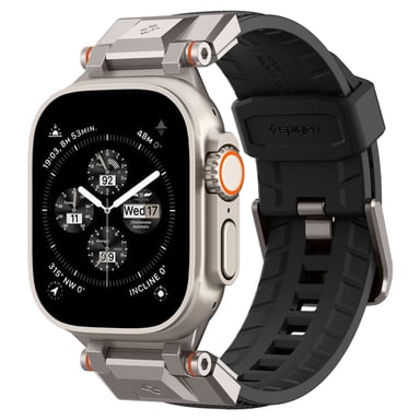 Spigen DuraPro Armor Bande Noir Nylon, Polyuréthane thermoplastique (TPU)
