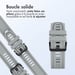 imoshion Bracelet QuickFit® Line en silicone - Connexion Garmin 20 mm - Gris