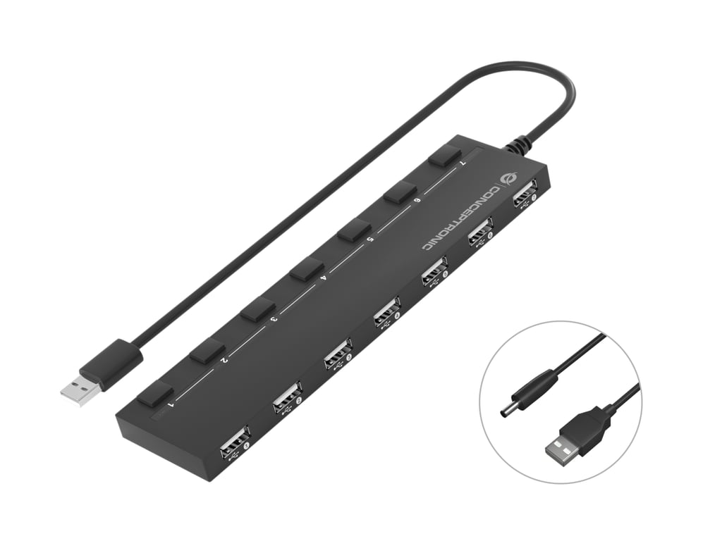 Conceptronic Travel 4 Ports USB Hub Neuf - vue 4
