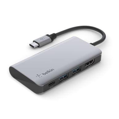 Belkin AVC006btSGY USB 3.2 Gen 1 (3.1 Gen 1) Tipo-C Plata
