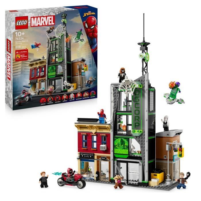 LEGO® Super Heroes 76324 Spider Man contre Oscorp - vue 2