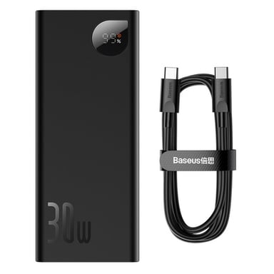 Baseus PPAD030001 batería externa Polímero de litio 20000 mAh Negro