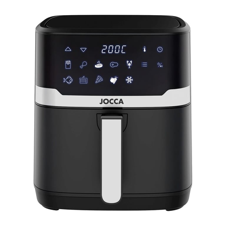 JOCCA 2718 friteuse Unique 6,5 L 1700 W Friteuse d'air chaud Noir - Neuf