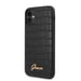 Funda Guess para iPhone 11 negra Colección Croco