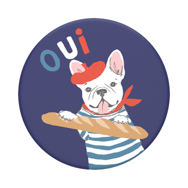 PopSockets Grip Frenchie (new 2019 packaging)
