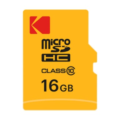 Scheda di memoria Micro SDHC KODAK da 16 GB con adattatore - Soluzione di archiviazione ad alta velocità