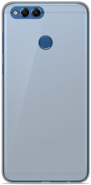 Coque silicone unie compatible Givré Blanc Huawei Honor 7X