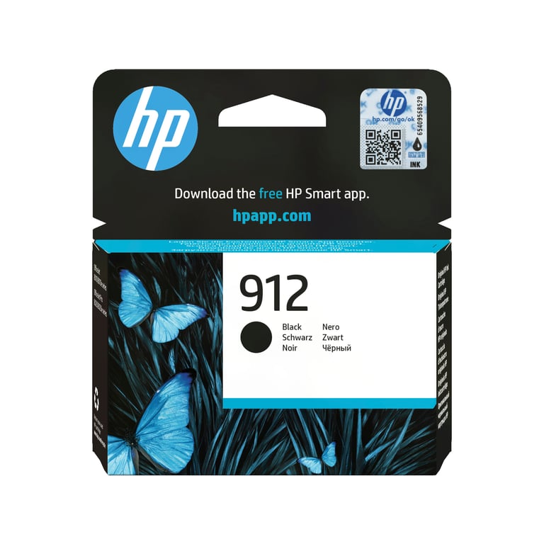 HP 912 - 8.29 ml - noir - original - cartouche d'encre - pour Officejet 80XX, Officejet Pro 80XX - Neuf