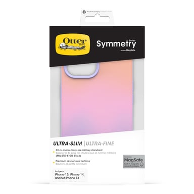 OtterBox Serie Symmetry per MagSafe per Apple iPhone 16e/15/14/13, Soft Sunset Apple iPhone 16e/15/14/13