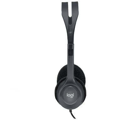 Logitech 981-000612 auricular y casco Auriculares Alámbrico Diadema Oficina/Centro de llamadas Negro