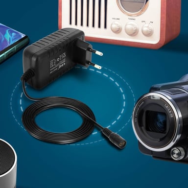LinQ Cargador para portátil de 150W con puerto USB y 8 cabezales Negro