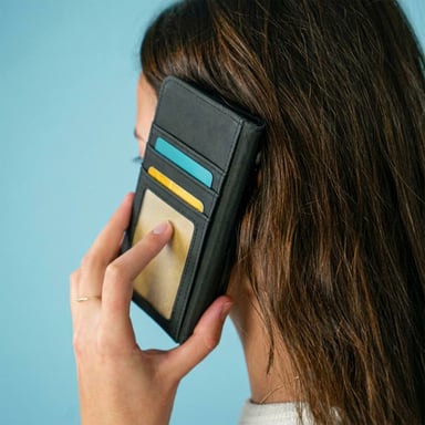 imoshion Étui de télephone portefeuille de luxe pour Samsung Galaxy S20 - Noir