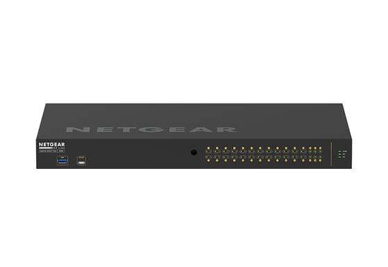 NETGEAR GSM4230P-100EUS commutateur réseau Géré L2/L3 Gigabit Ethernet (10/100/1000) Connexion Ethernet, supportant l'alimentation via ce port (PoE) 1U Noir - Neuf