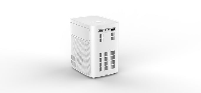 Strong Q1 vidéo-projecteur 300 ANSI lumens LED 720p (1280x720) Blanc - Neuf Blanc - vue 3