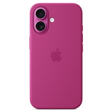 Apple Coque en silicone avec MagSafe pour iPhone 16 - Fuchsia Apple (brand) iPhone 16