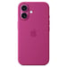 Apple Coque en silicone avec MagSafe pour iPhone 16 - Fuchsia Apple (brand) iPhone 16