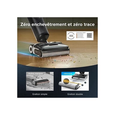 ROBOROCK F25 ACE - Aspirador sin cable - 20.000 Pa - Todo en uno para suelos duros - Cero Enredos - Secado rápido a