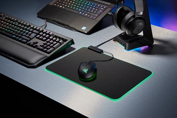 Tappetino per mouse da gioco Razer Goliathus Chroma Nero