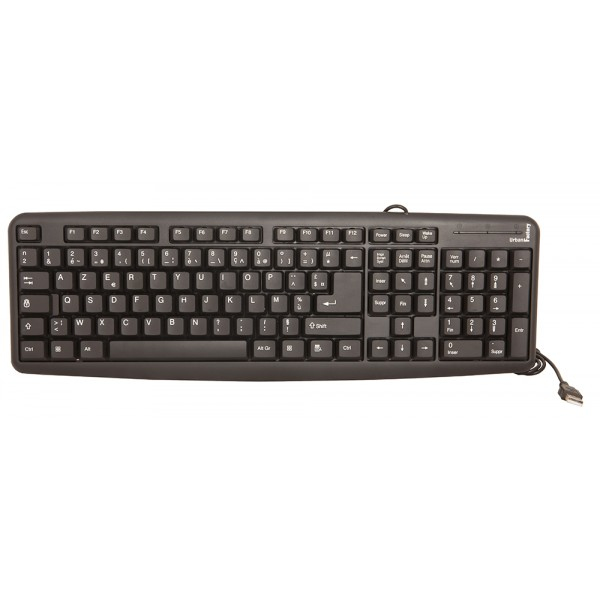 Clavier Professionnal URBAN FACTORY KBX55UF 2 USB AZERTY 107 Touches - vue 2