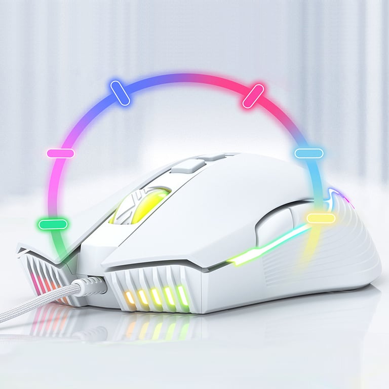 ONIKUMA CW905 Gaming LED RGB 6400 DPI Neuf - vue 2