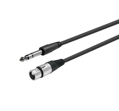 Vivolink PROAUDXLRFJACKS10 câble audio 10 m XLR 6,35 mm Noir