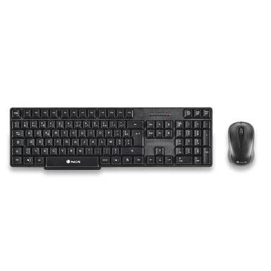 NGS ??EUPHORIA KIT FRENCH clavier Souris incluse Universel RF sans fil AZERTY Français Noir