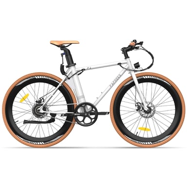 Bicicleta Eléctrica FAFREES F1 10AH - Motor 250W Batería 36V10AH Neumáticos de 27.5 Pulgadas Frenos de Disco Mecánicos - Blanco