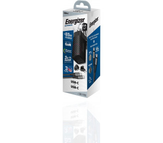 Caricabatterie Power Delivery - 65W - Cavo USB-C/USB-C da 1 m incluso - UE / UK / USA