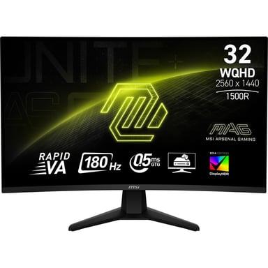 MSI MAG 32CQ6F monitor PC a schermo piatto 80 cm (31,5'') 2560 x 1440 pixel Wide Quad HD Nero