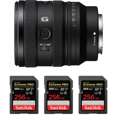 Objetivo Sony FE 16-25mm f/2.8 G + 3 SanDisk 256GB Extreme PRO UHS-II + Ebook ''20 consejos para fotos que impactan''