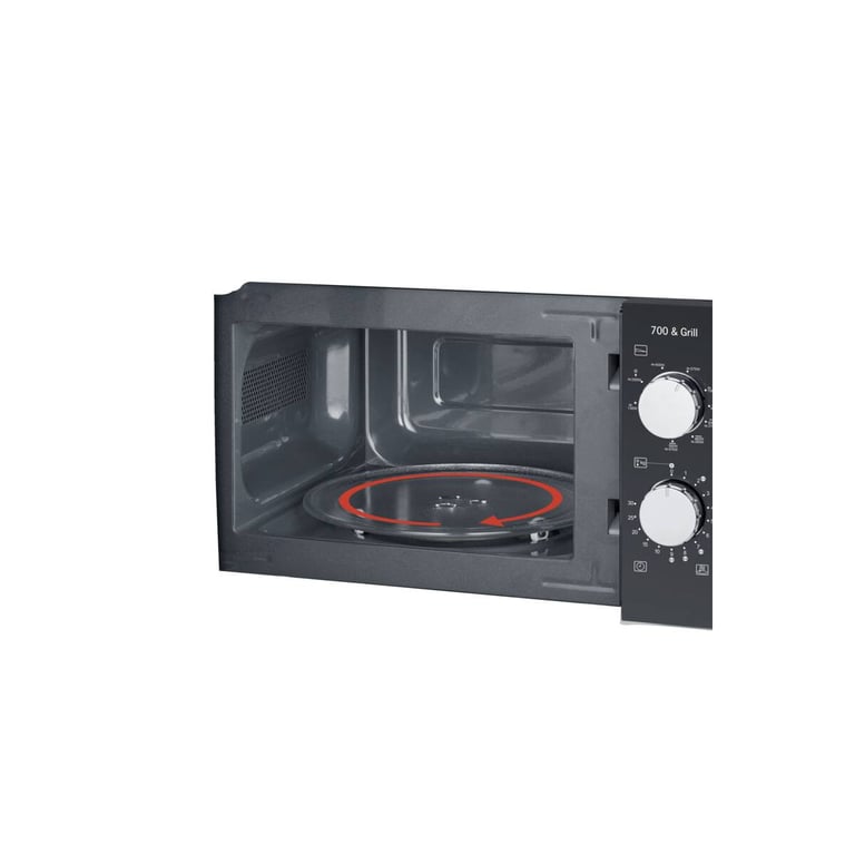 Micro-Ondes Severin 7781 – 700W, 17L, Fonction Grill, Noir - vue 3