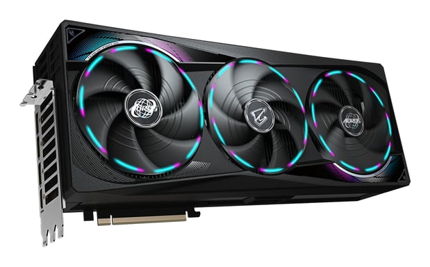 GIGABYTE AORUS GeForce RTX 5090 MASTER 32G Carte Graphique - 32 Go GDDR7, 512 bits, PCI-E 5.0, 2655MHz Fréquence du Cœur, 3 x DP 2.1a, 1 x HDMI 2.1b, GV-N5090AORUS M-32GD