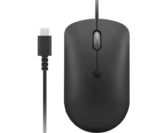 Lenovo GY51D20875 ratón de oficina ambidiestro USB tipo-C óptico 2400 DPI - Nuevo