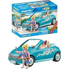 PLAYMOBIL 71809 Cabriolet et jeunes filles avec perche a selfie, My Life, 30 pieces, Des 4 ans - Neuf