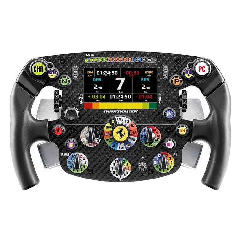 Roue de course THRUSTMASTER Formula Wheel Add-On Ferrari SF-25 Replica LCD 4,3  IPS Noir - Neuf
