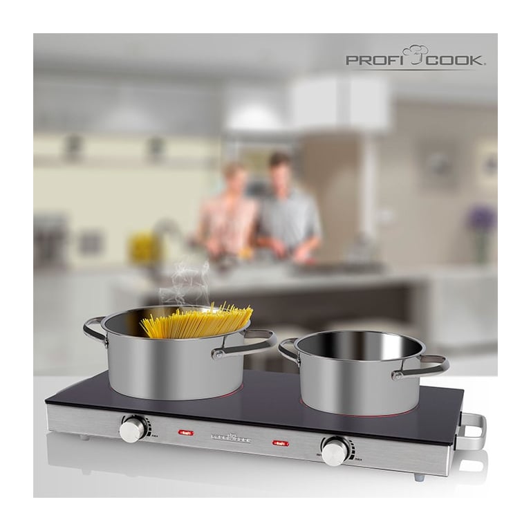 Double plaques de cuisson infra Proficook PC DKP 1211 - vue 4