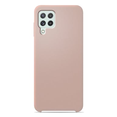 Coque silicone unie Soft Touch Sable rosé compatible Samsung Galaxy A22 4G