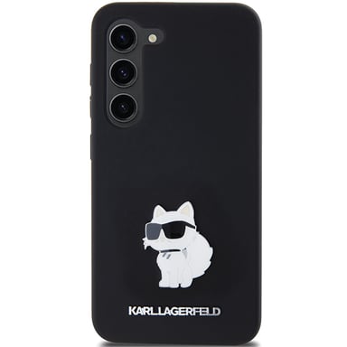 Custodia Karl Lagerfeld Choupette per Samsung Galaxy S23, nera