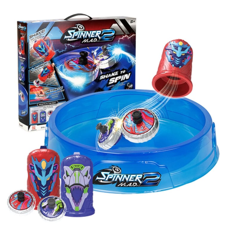 Jeu dambiance SILVERLIT SPINNER MAD 2 2 toupies 1 arène À partir de - vue 2