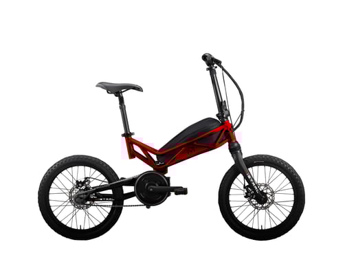 Bici Elettrica Pieghevole Mistral Pro Line Rossa