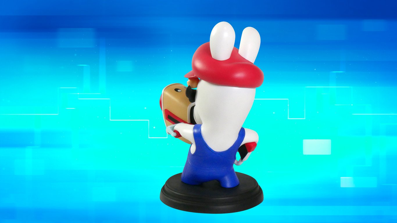 Figurine Mario + The Lapins Crétins Kingdom Battle Mario 15cm - vue 4