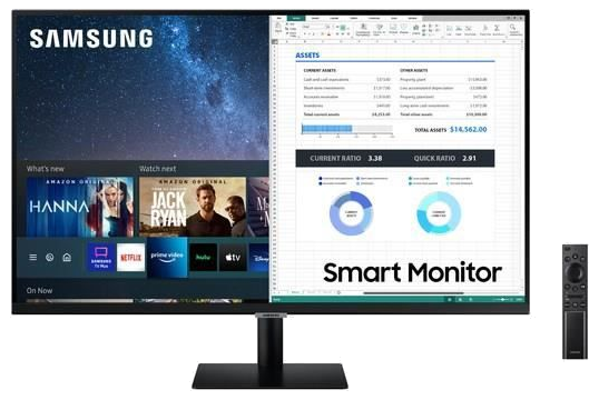 Ecran PC - SAMSUNG Smart Monitor M5 - LS32AM500NRXEN - 32 FHD - Dalle VA