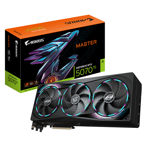 Gigabyte AORUS GeForce RTX 5070 Ti MASTER 16G Neuf - vue 1