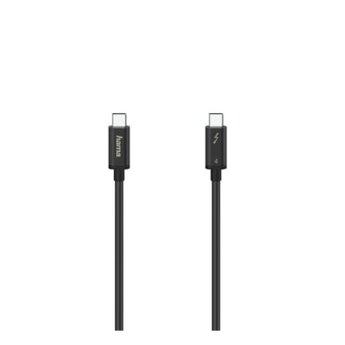 Câble Thunderbolt-4 USB-C, 40 Gbit/s, 5 A, 100 W, Ultra-HD 8K, 0,80m