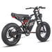 FAFREES F20 Ultra Bicicleta Eléctrica - Motor 750W Batería 48V25AH Autonomía 140KM - Negro Rojo