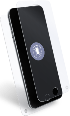 Doppia protezione per iPhone 8 Plus 360° anti impronte digitali