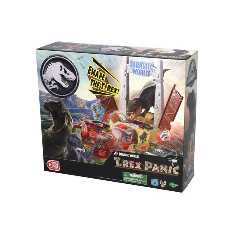 Jeu De Société EPOCH – Jurassic World T-Rex Escape Avec Figurine T-Rex Pour 5 Ans Et Plus - vue 2