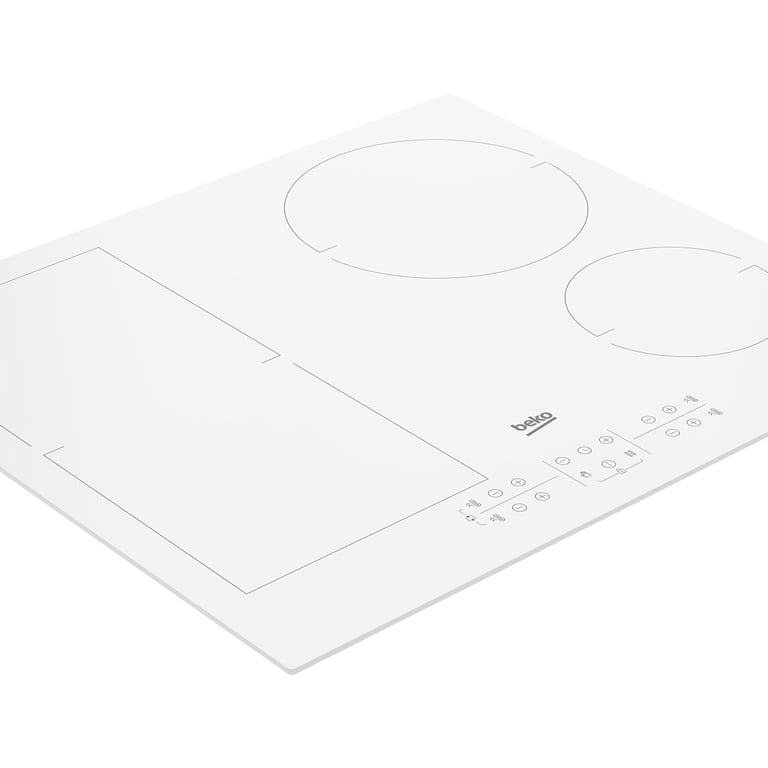 Plaque À Induction BEKO HII64200FMTW – 4 Foyers 7200W Blanc - vue 6