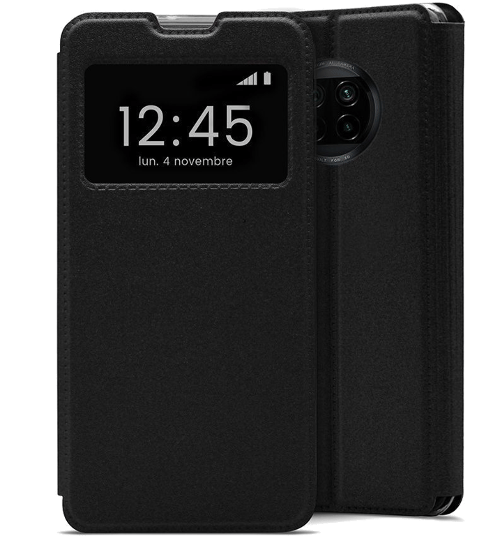 Etui Folio compatible Noir Xiaomi Poco F2 Pro